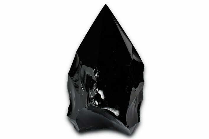 Free-Standing Polished Obsidian Point - Mexico #355031